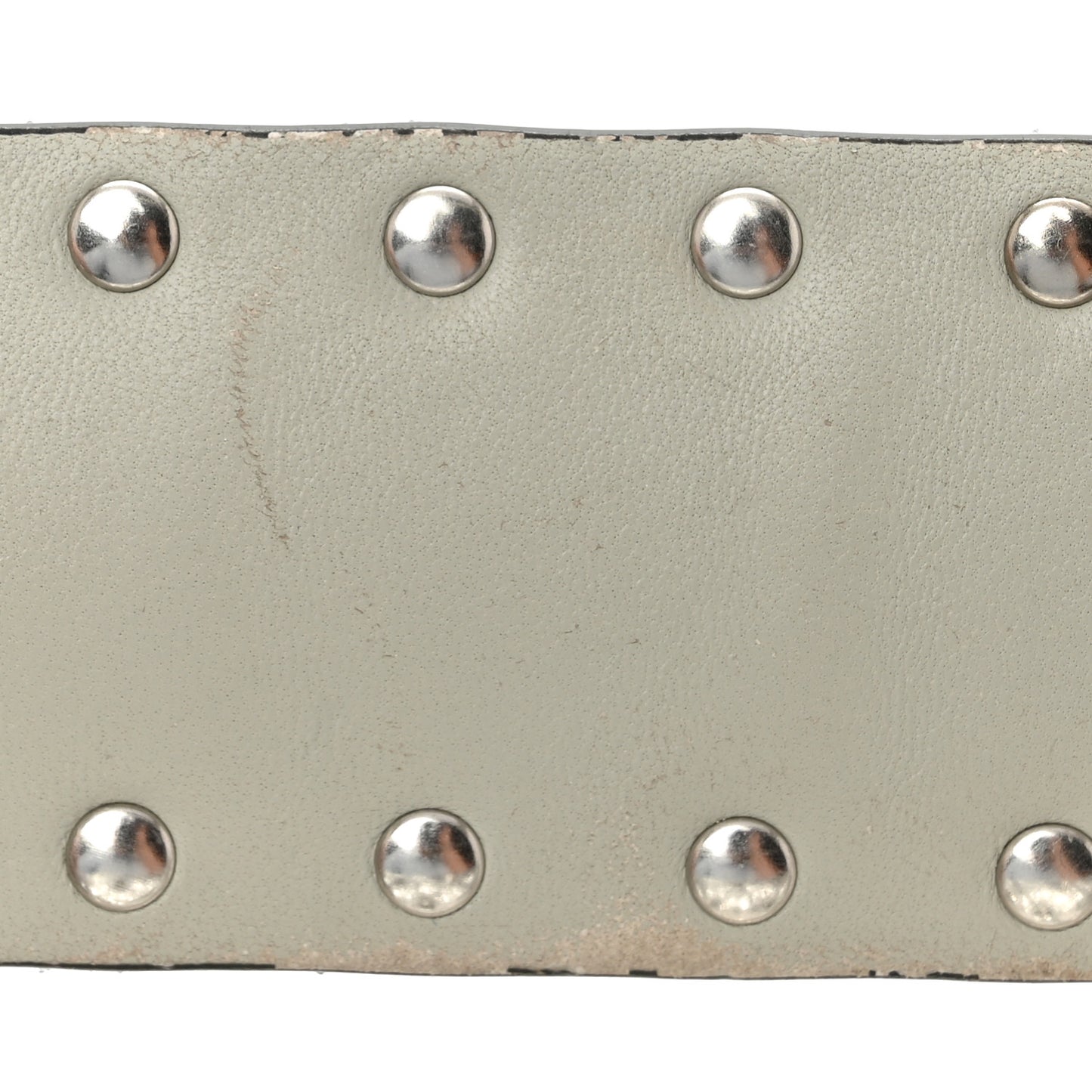 Glitter Mini Rockstud Spike Shoulder Bag Silver