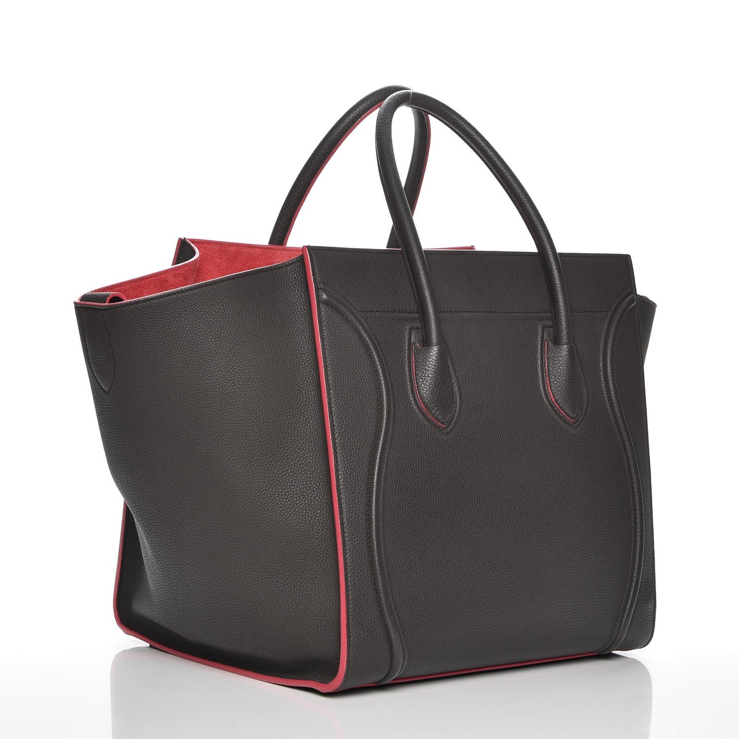 Celine Baby Grained Calfskin Medium Phantom Luggage Dark Taupe 3 of 7