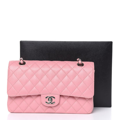 Chanel Caviar Quilted Medium Double Flap Pink 16 of 16