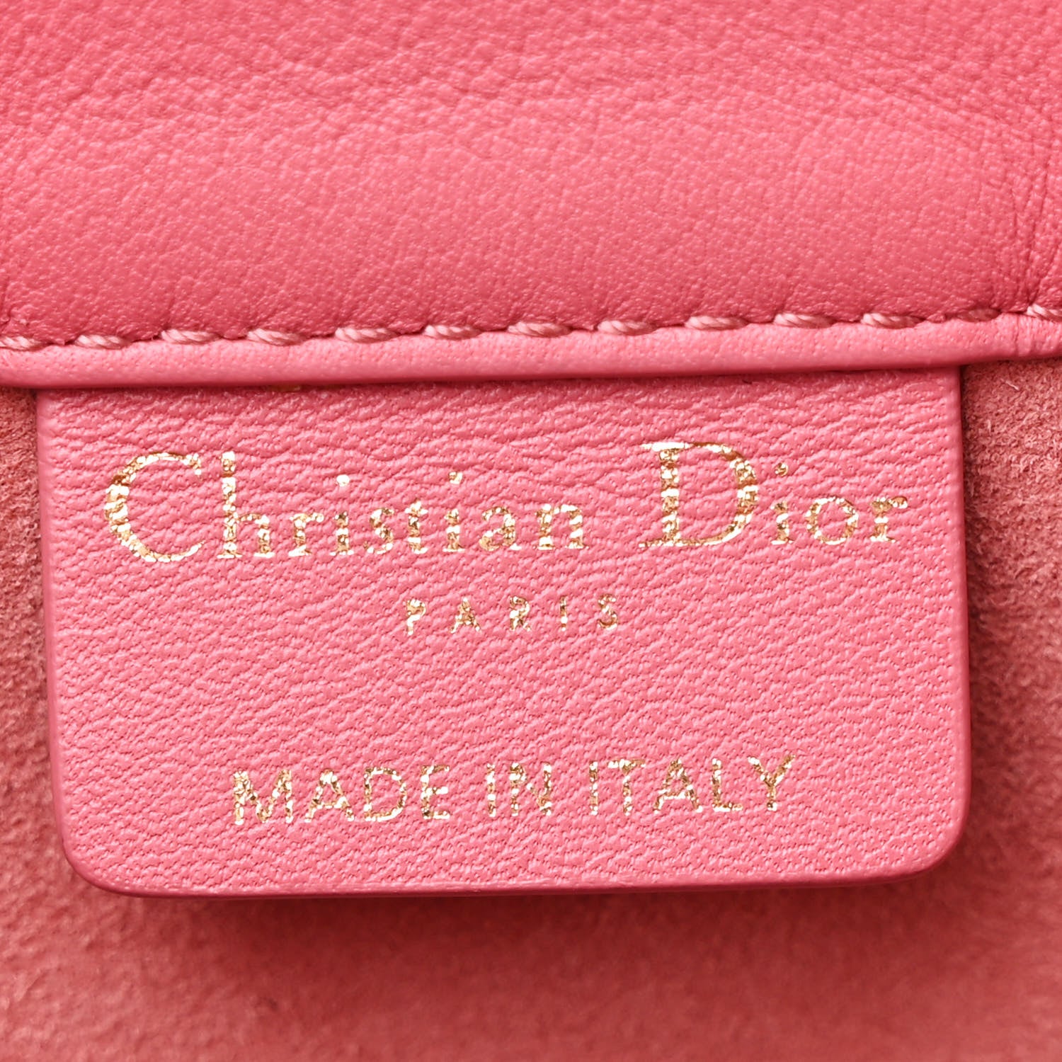 Christian Dior Calfskin Embossed Medium Book Tote Pink 6 of 12