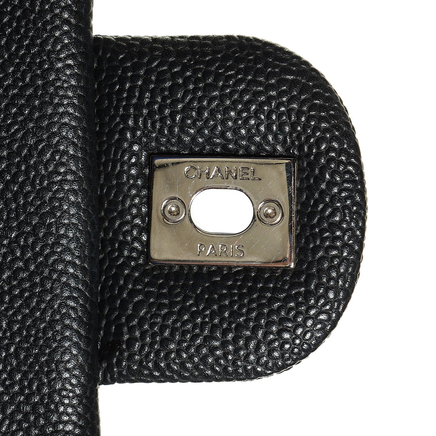 Caviar Quilted Jumbo Easy Flap Black