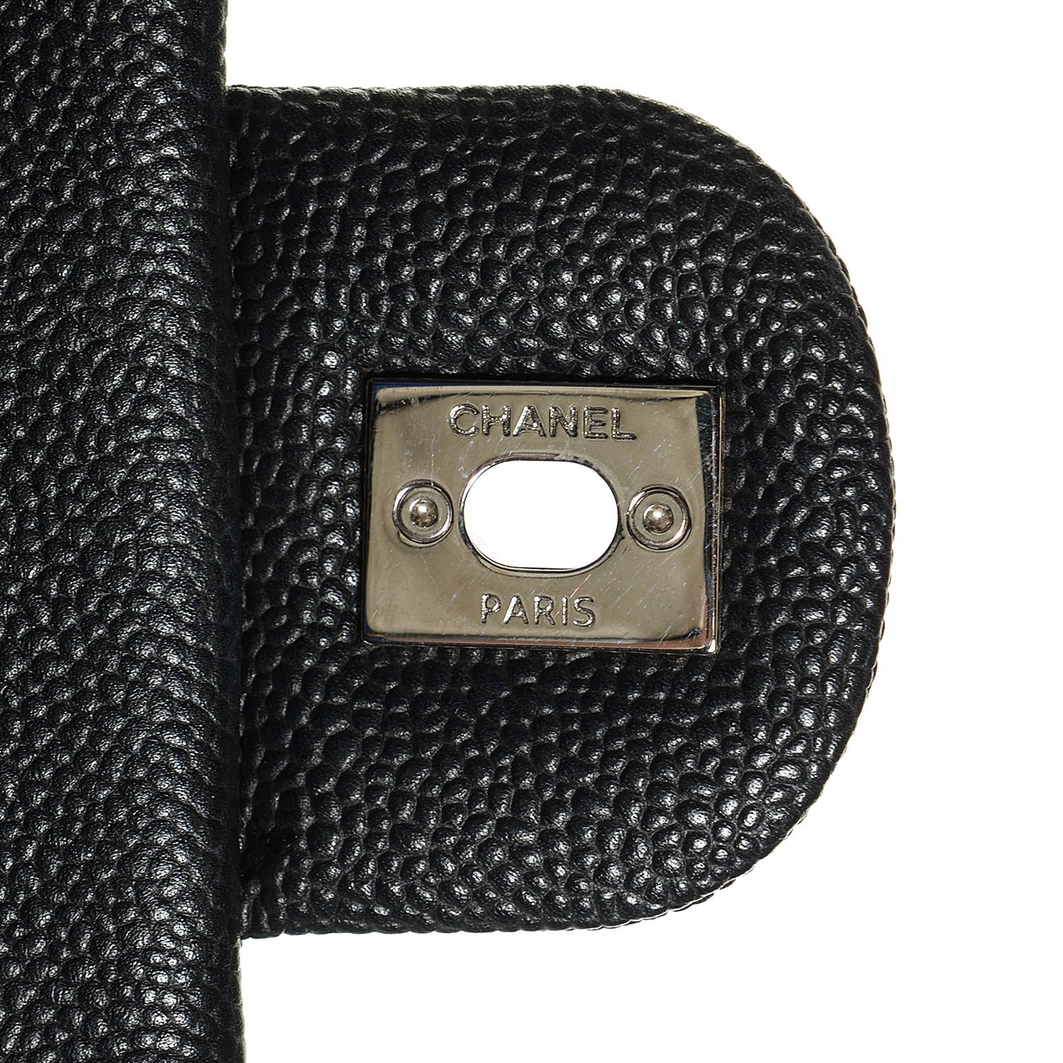 Chanel Caviar Quilted Jumbo Easy Flap Black 8 of 8