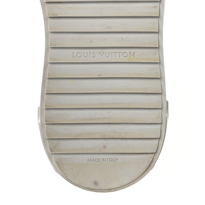 Louis Vuitton Calfskin Monogram Debossed Time Out Sneakers 38 White 6 of 14