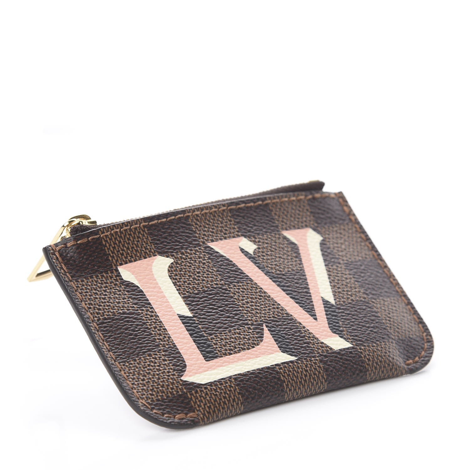 Louis Vuitton Damier Ebene Belmont Pochette Venus Pink 3 of 5