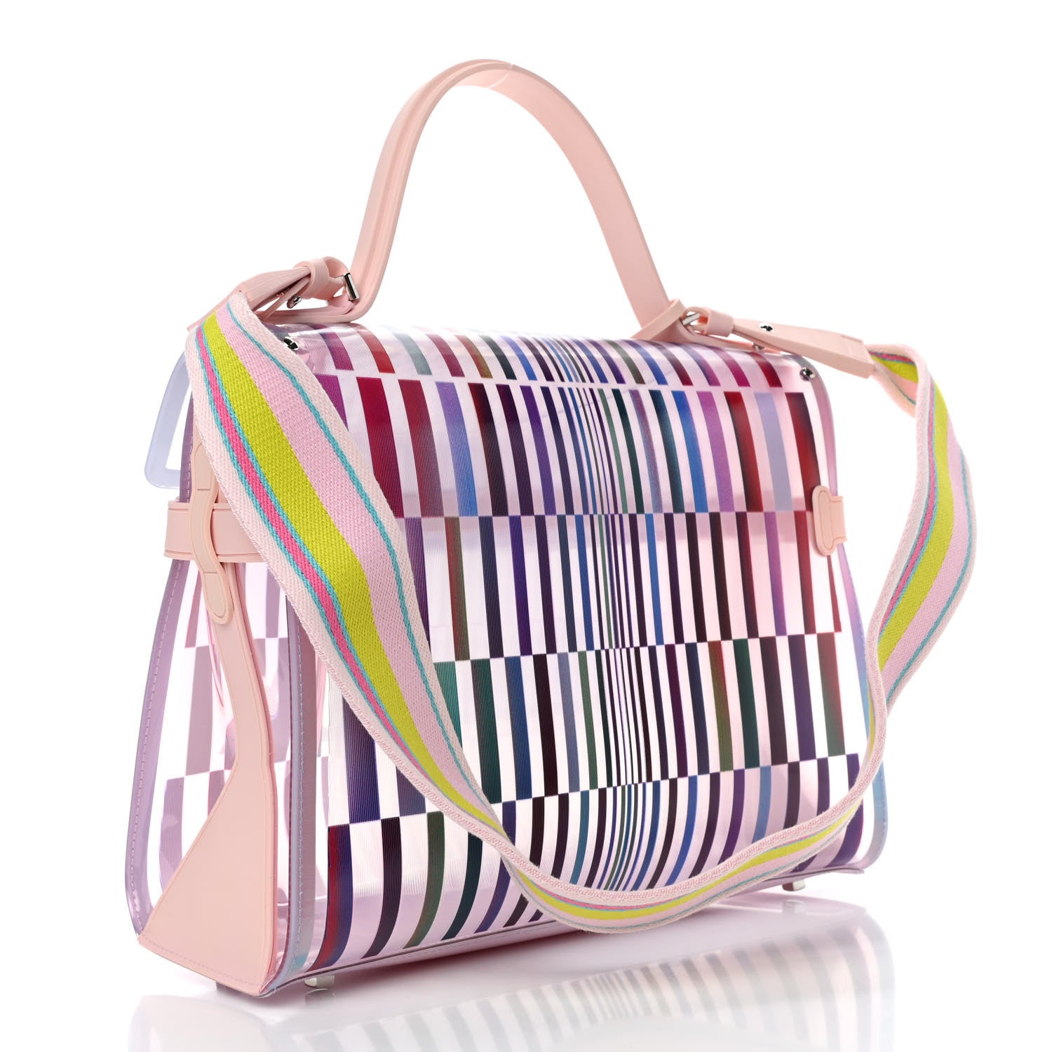 Delvaux PVC Tempete The Eye Catcher Satchel Multicolor 2 of 4