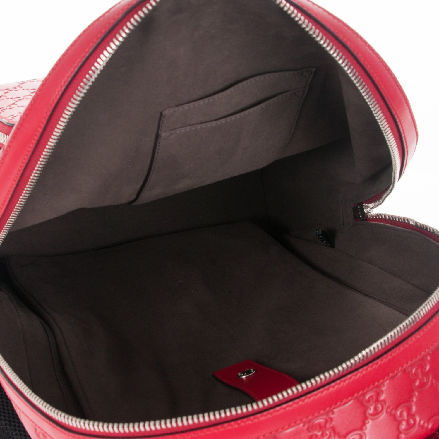 Gucci Guccissima Signature Day Backpack Hibiscus Red 5 of 7