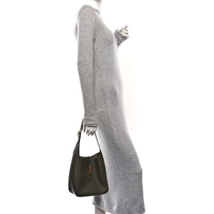 Saint Laurent Smooth Calfskin Small Le 5 A 7 Soft Hobo Light Musk 2 of 10