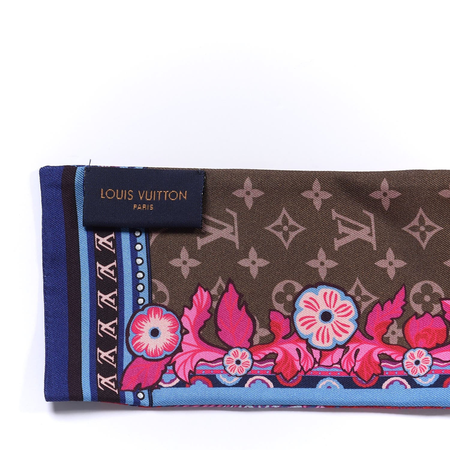 Louis Vuitton Silk Louis A Paris Bandeau Fuchsia 4 of 4