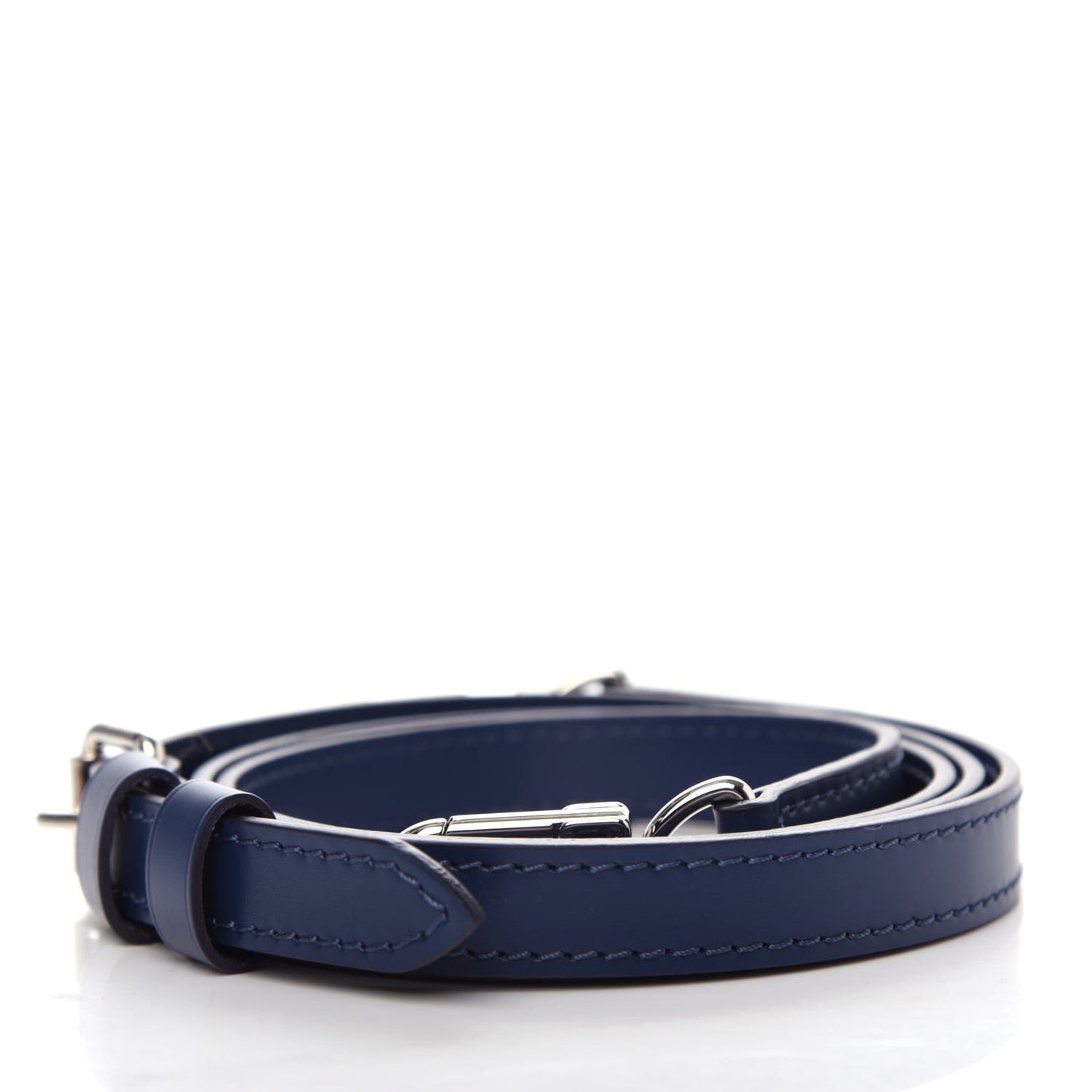 Calfskin Adjustable Keepall Bandouliere Shoulder Strap Blue