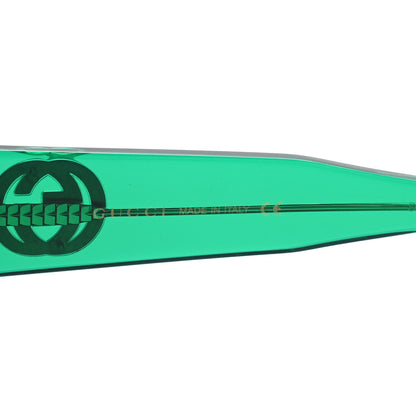 Gucci Acetate Square Web Frame GG0178S Sunglasses Green Red 5 of 9