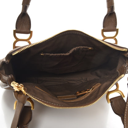 Chloe Calfskin Medium Marcie Satchel Barbour Khaki 6 of 12