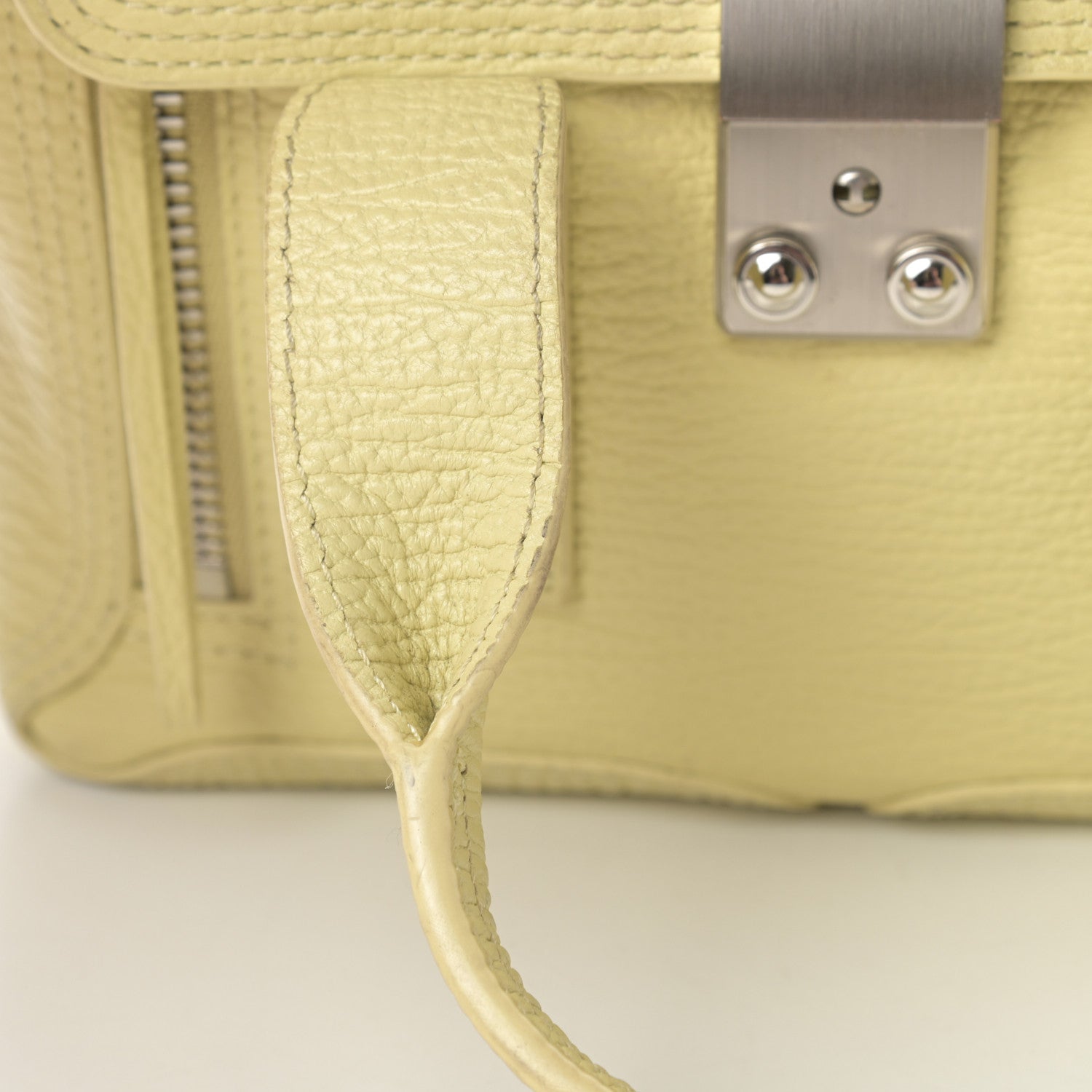 3.1 Phillip Lim Textured Calfskin Mini Pashli Satchel Citron 19 of 19