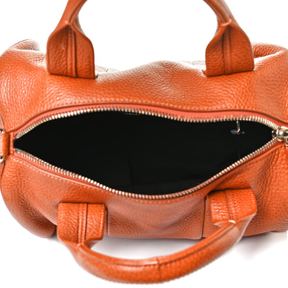 Alexander Wang Pebbled Lambskin Rocco Gold Hardware Brown 8 of 16