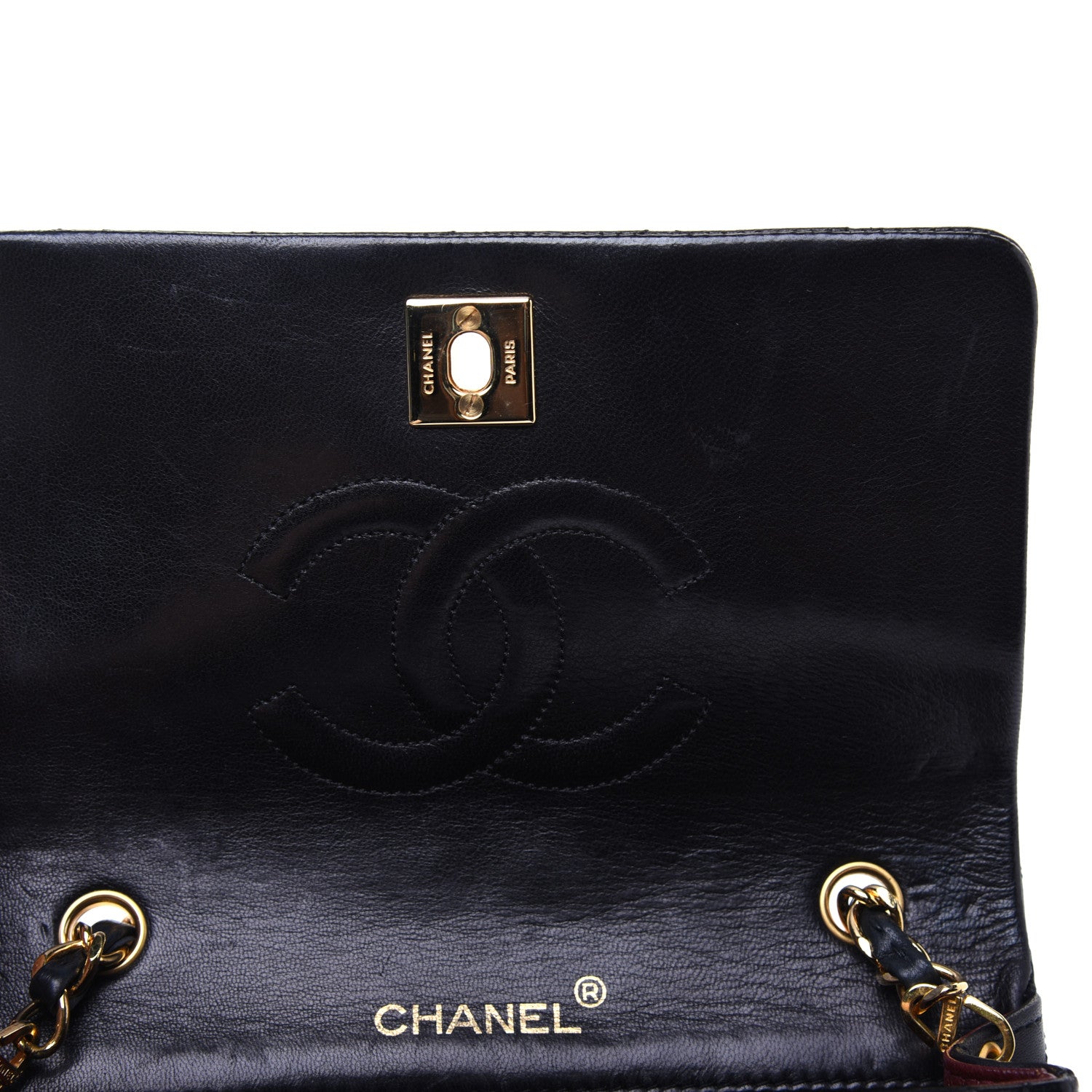 Chanel Lambskin Quilted Mini Flap Black 8 of 16