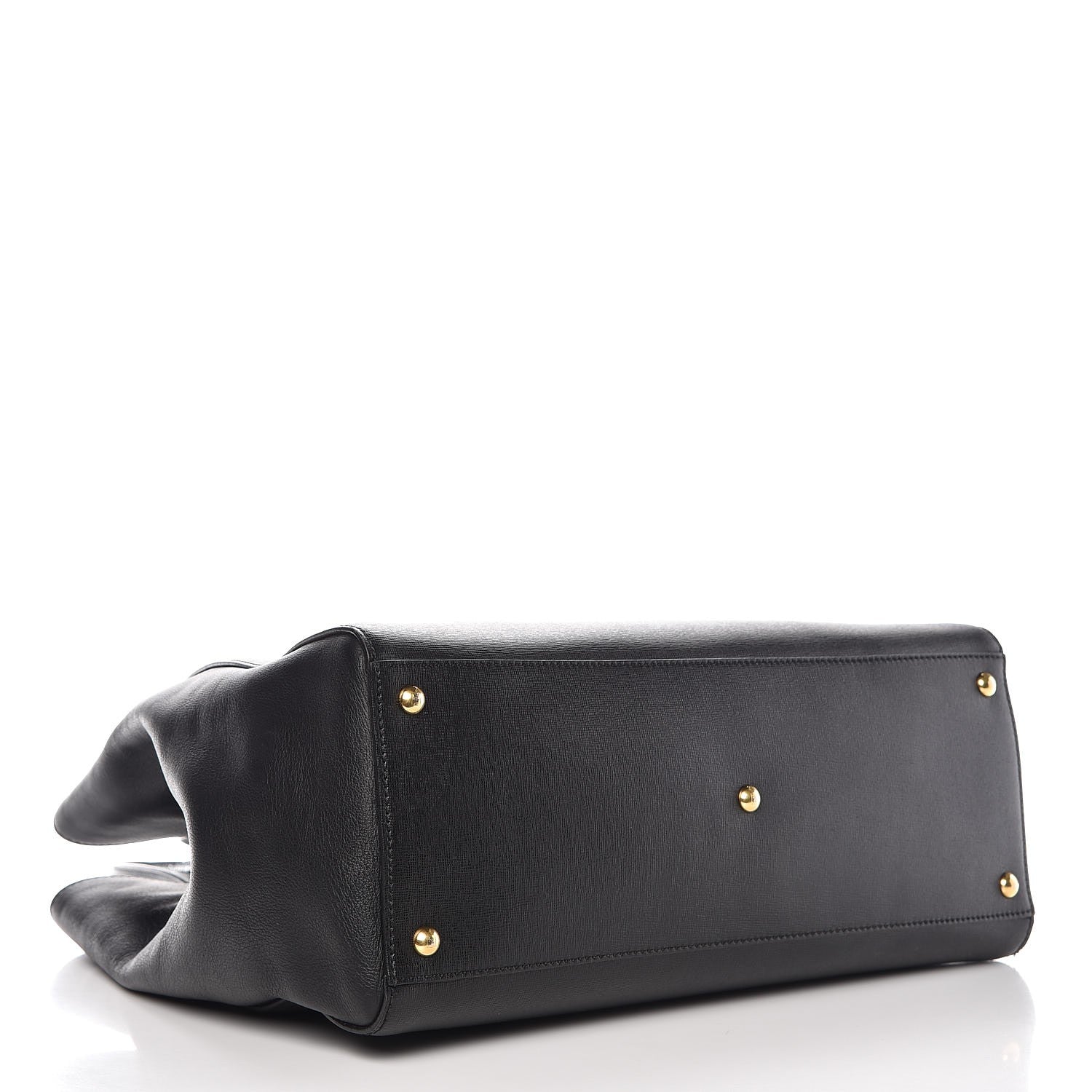 Fendi Vitello Elite Large 2Jours Tote Black 4 of 10