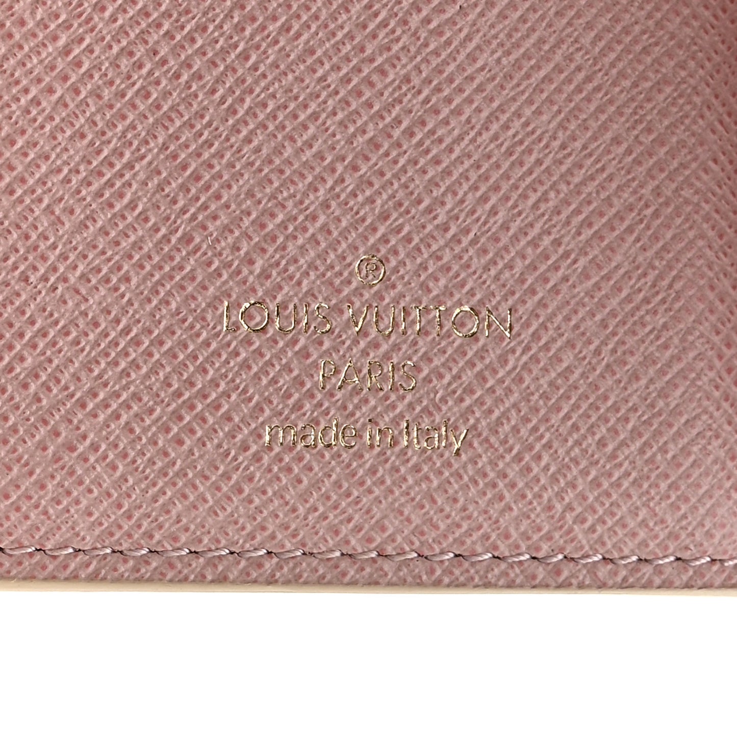 Damier Azur Victorine Wallet Rose Ballerine