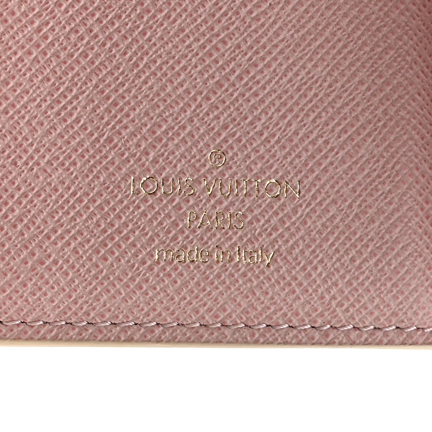 Louis Vuitton Damier Azur Victorine Wallet Rose Ballerine 6 of 7