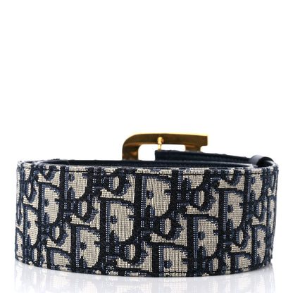 Christian Dior Oblique Diorquake Belt 70 28 Blue Multi 2 of 5