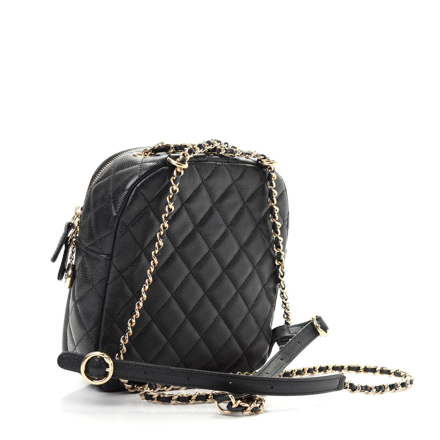 Chanel Caviar Quilted Small CC Day Backpack Black 2 of 8