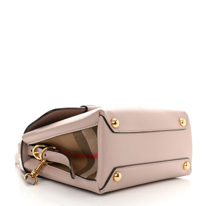 Burberry Derby Calfskin House Check Small Camberley Pale Orchid 4 of 14