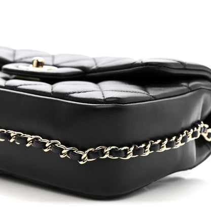 Chanel Lambskin Quilted Small My Precious Flap Black 10 of 13