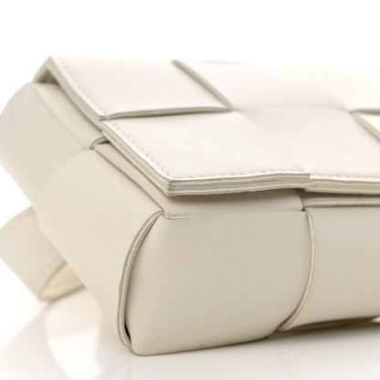 Bottega Veneta Nappa Maxi Intreccio The Belt Cassette Bag White 8 of 12