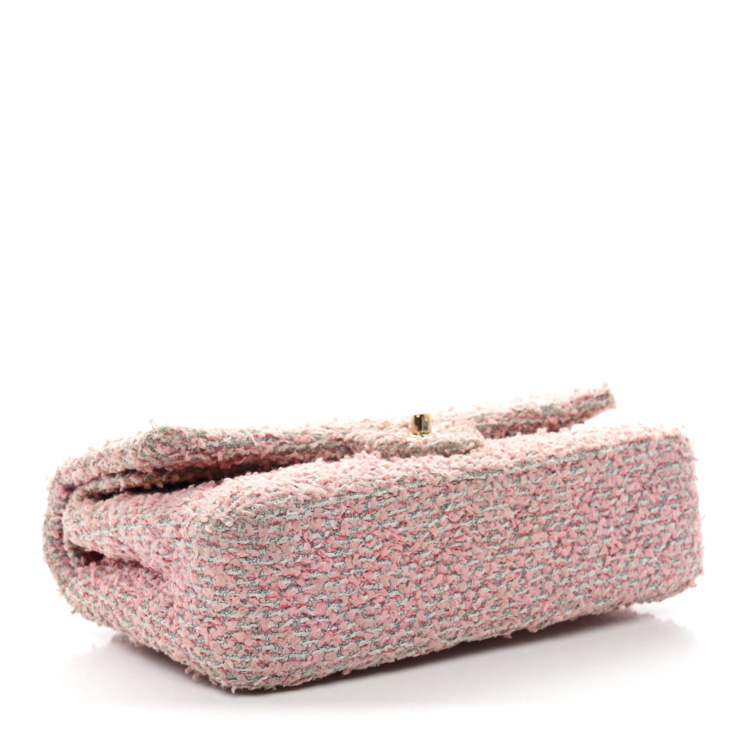 Chanel Tweed Medium Double Flap Pink 6 of 23