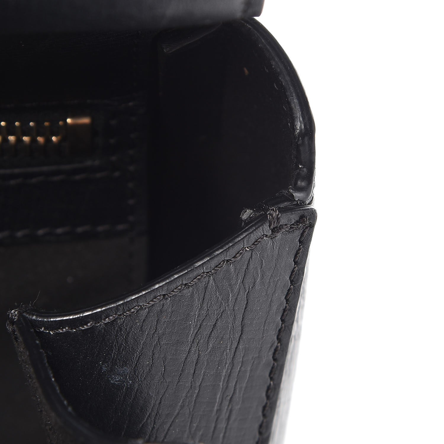 Givenchy Textured Calfskin Mini Pandora Box Chain Crossbody Bag Black 10 of 10
