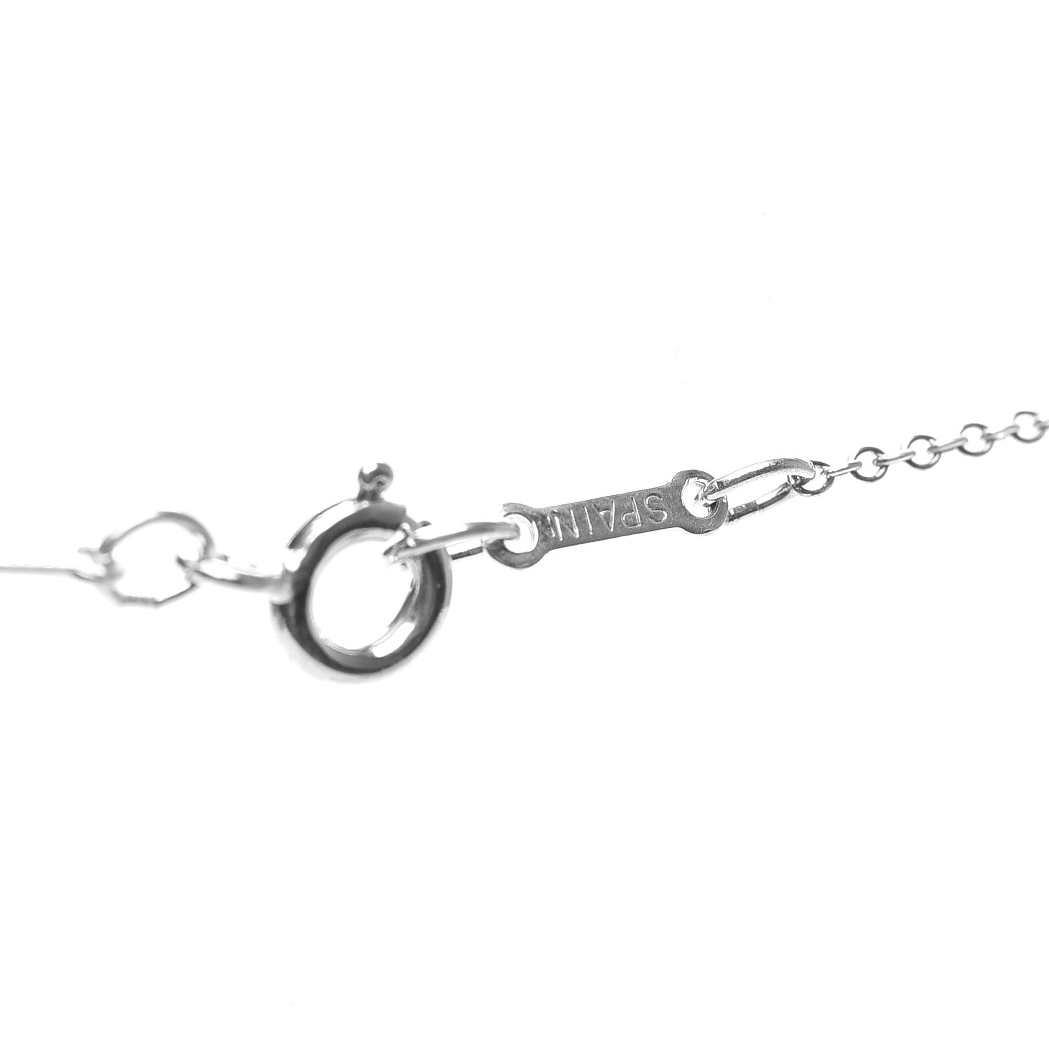 Tiffany Sterling Silver 16mm Elsa Peretti Open Heart Pendant Necklace 4 of 5