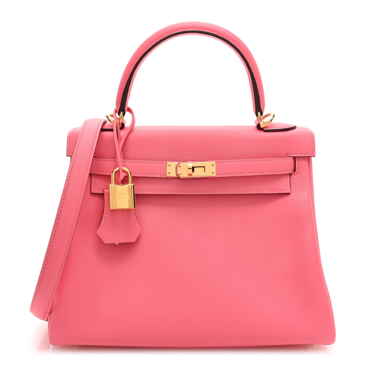 Hermes Swift Kelly Retourne 25 Rose Azalee 1 of 10