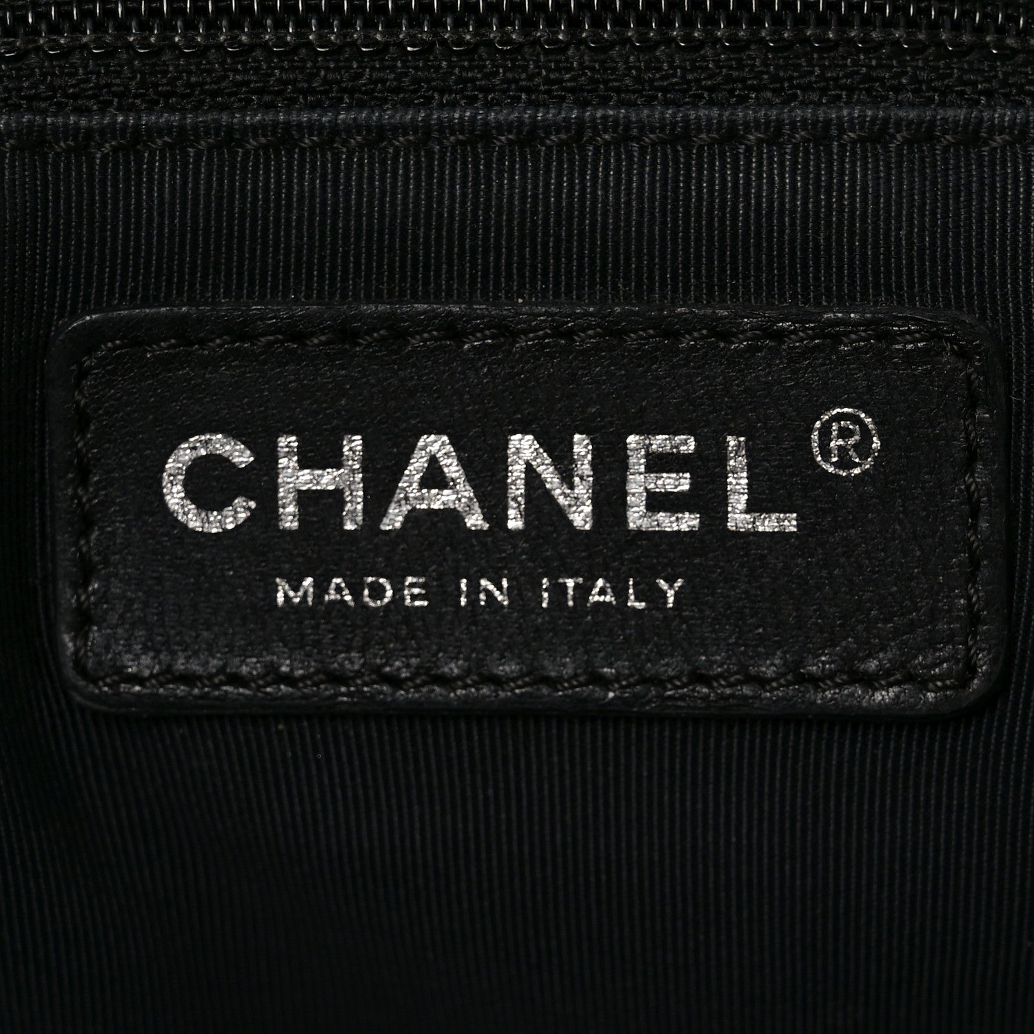 Chanel Calfskin Cerf Shopper Tote Black 6 of 10