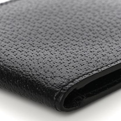 Gucci Calfskin Boar Effect GG Marmont Bi-Fold Wallet Black 10 of 11