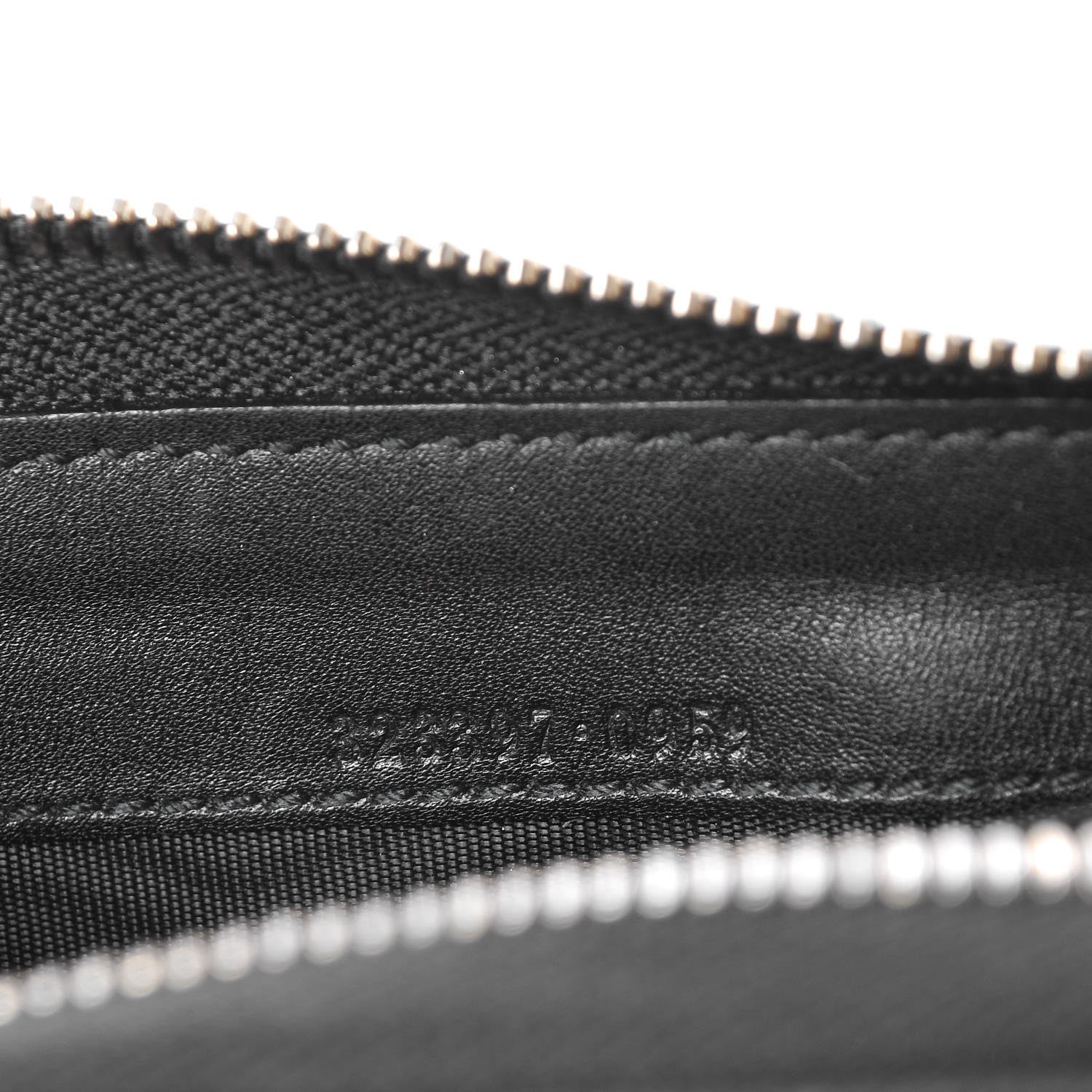 Gucci Guccissima Signature Microguccissima Bree Zip Around Wallet Black 7 of 9