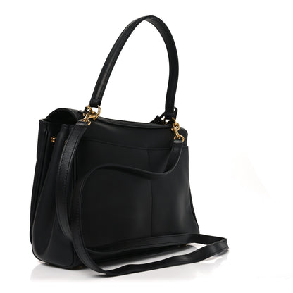 Balenciaga Natural Smooth Calfskin Small Rodeo Top Handle Handbag Black 3 of 10