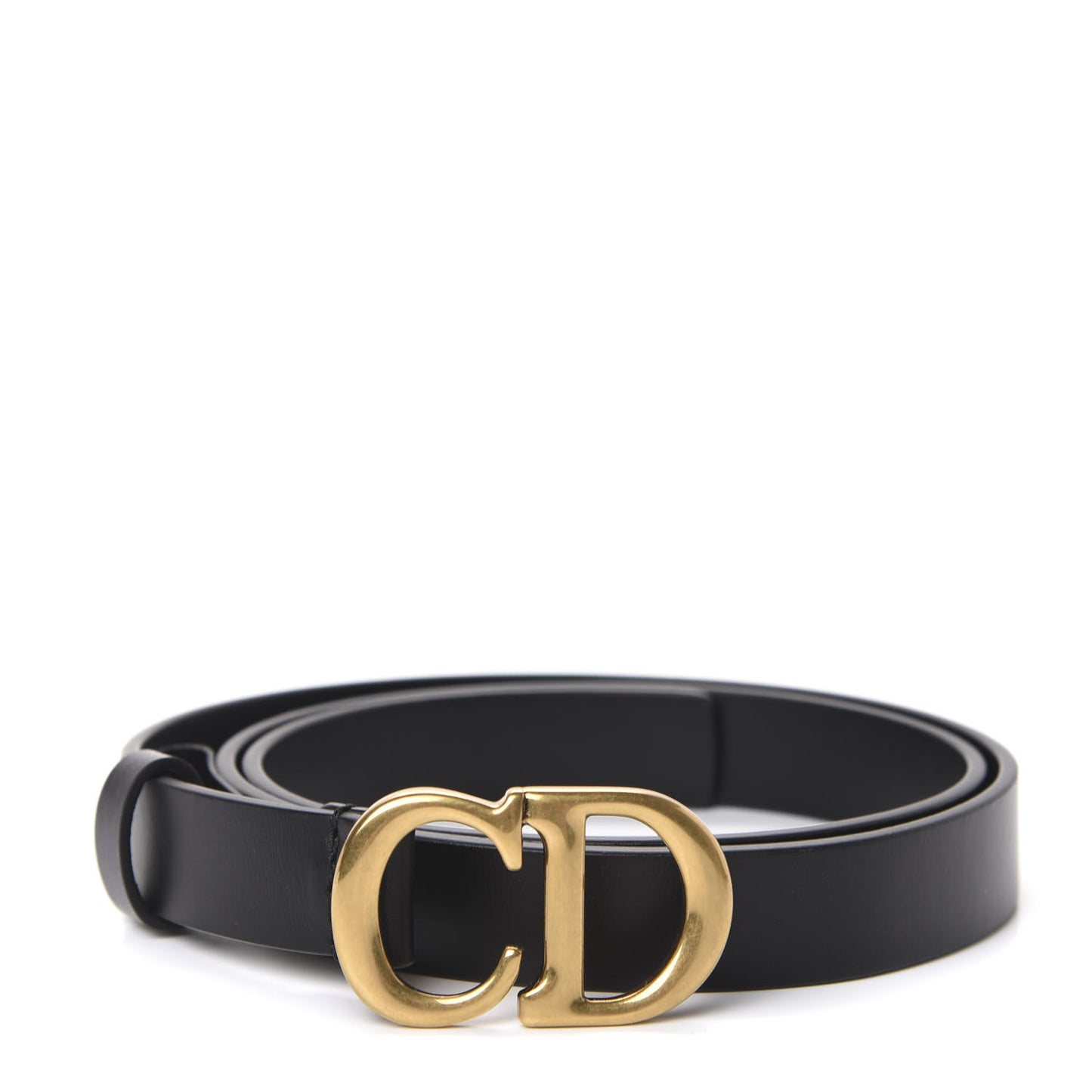 Calfskin Saddle Belt 80 Black