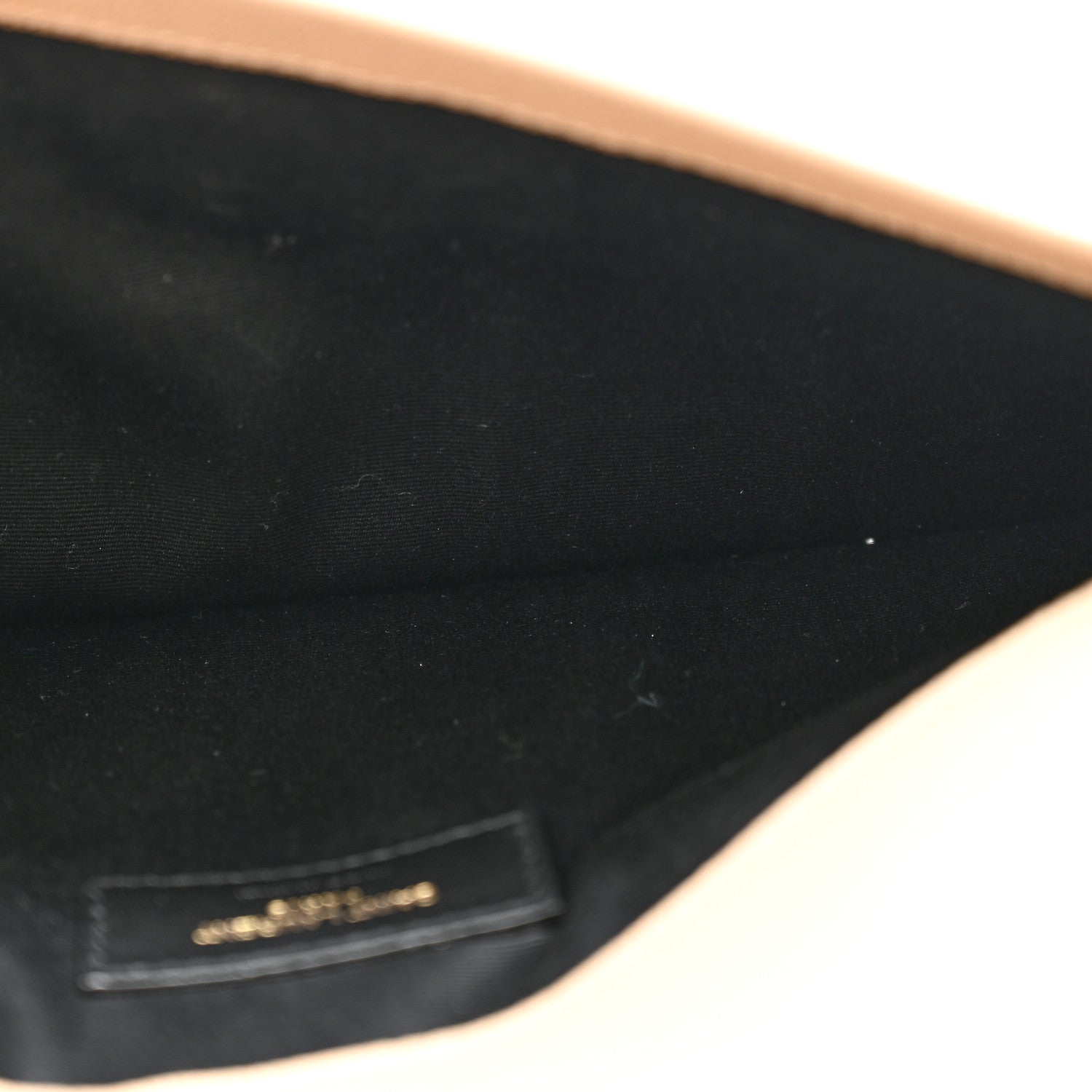 Saint Laurent Grain De Poudre Uptown Pouch Dark Beige 5 of 7