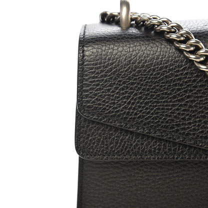 Gucci Pebbled Calfskin Small Dionysus Shoulder Bag Black 10 of 14