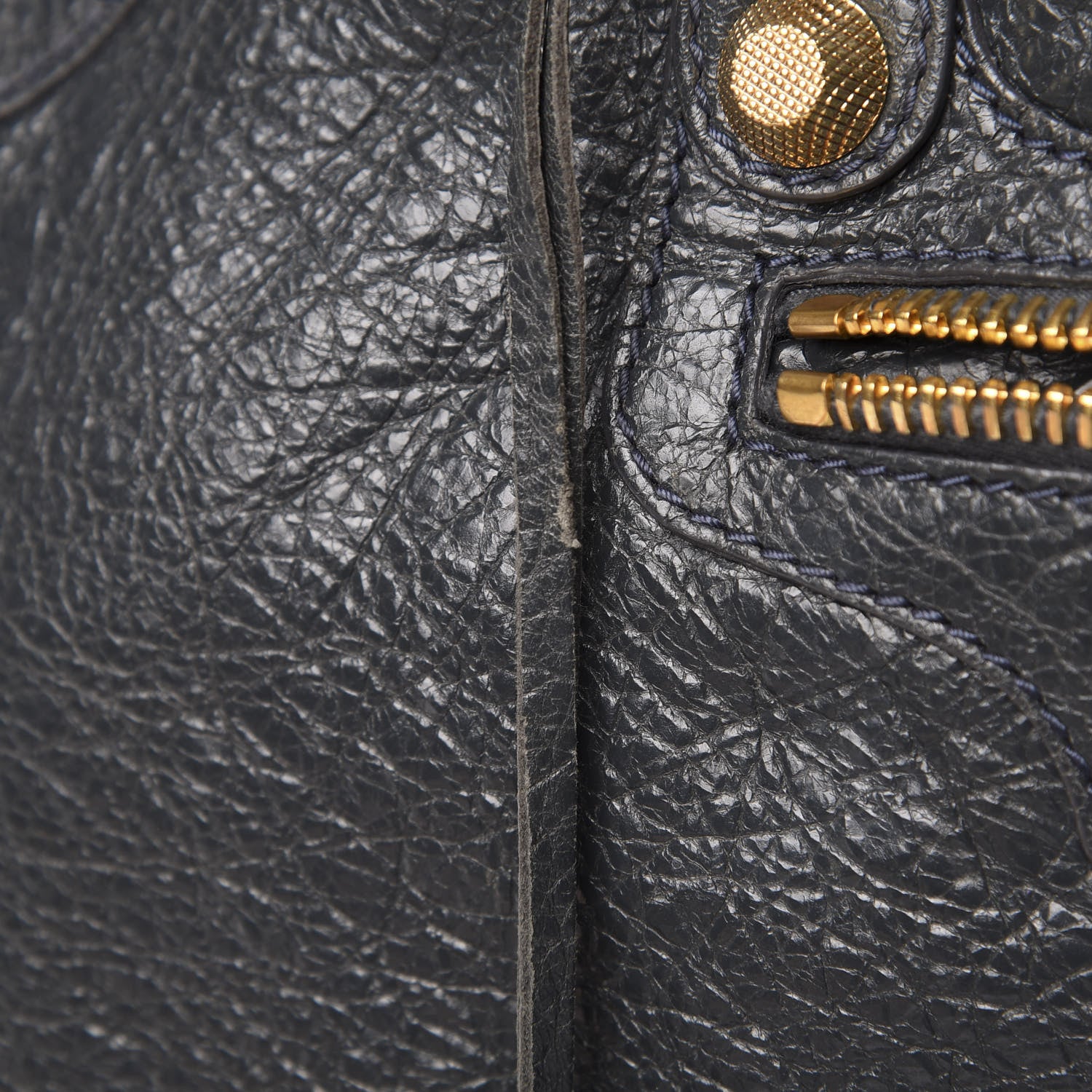 Balenciaga Agneau Giant 12 Gold Hardware Work Anthracite 16 of 23