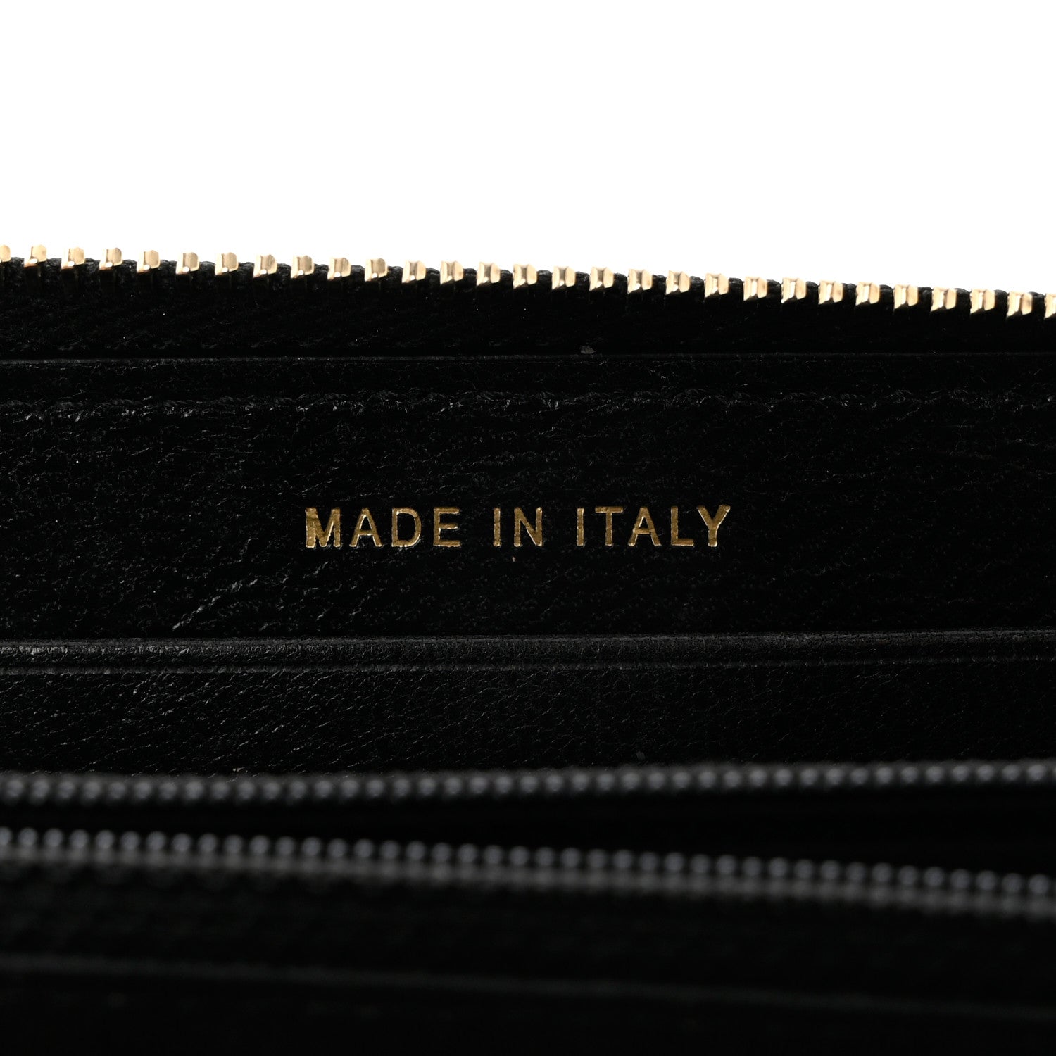 Chanel Calfskin Diamond Quilted Zip Around Wallet Black 7 of 10