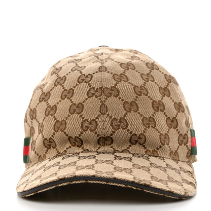 Gucci Monogram Web Baseball Hat XL Beige Cocoa 3 of 9
