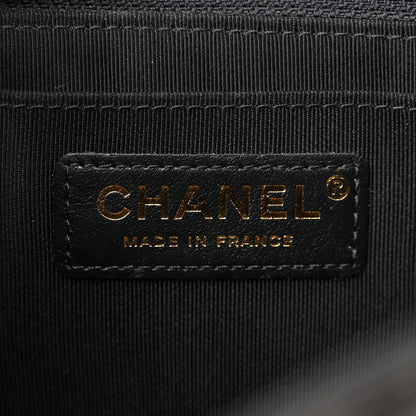Chanel Calfskin Chevron Quilted Mini Statement Flap Black 6 of 11