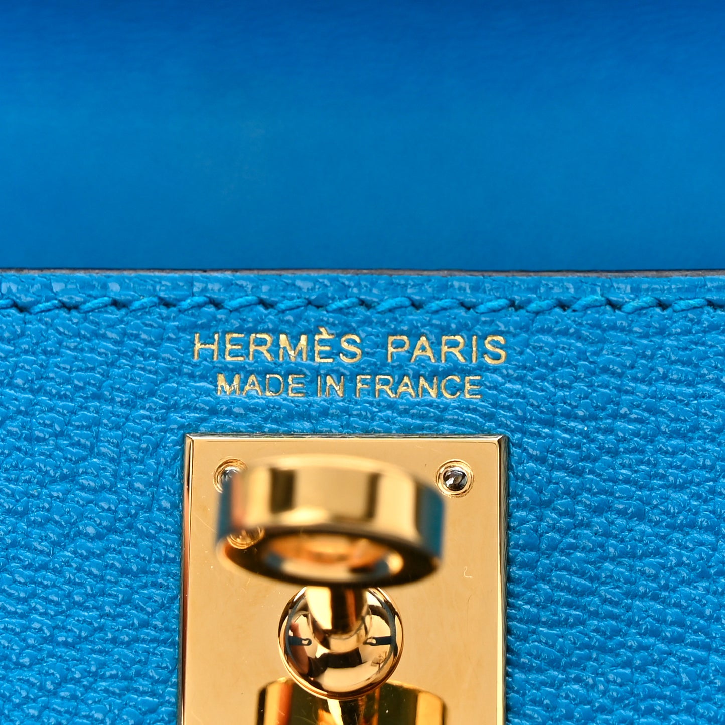 Chevre Mysore Mini Kelly Sellier 20 Bleu Frida