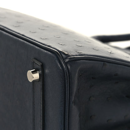 Hermes Ostrich Birkin 30 Bleu Indigo 13 of 14
