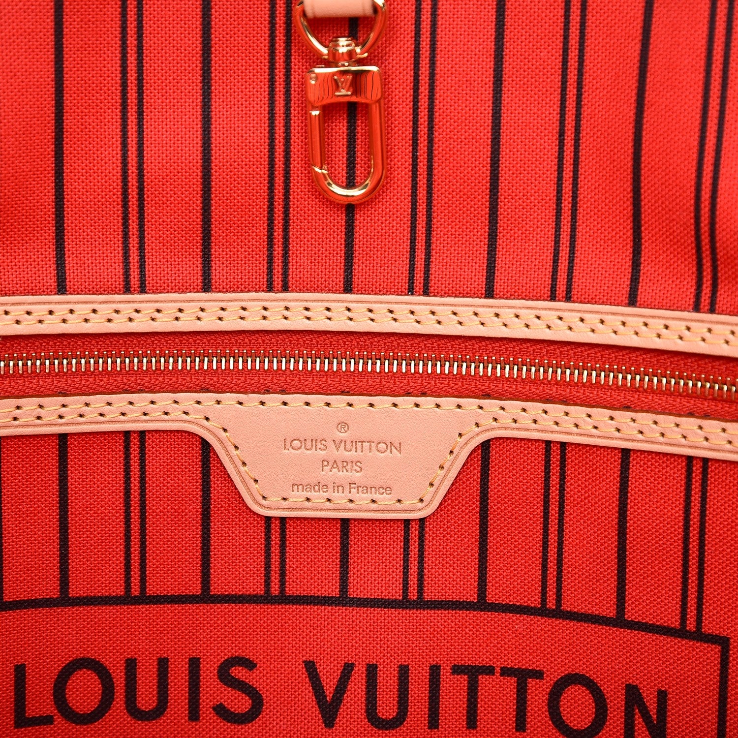 Louis Vuitton Monogram Jungle Dots Neo Neverfull MM Coquelicot Denim 7 of 9