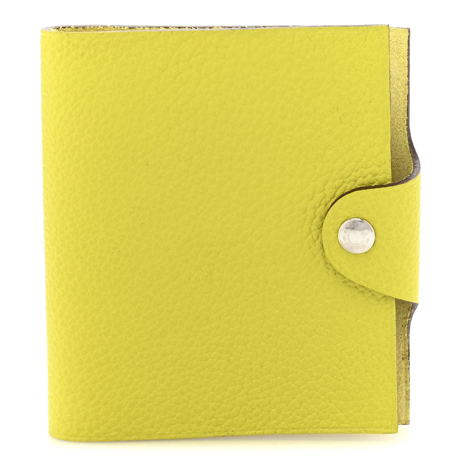 Hermes Togo Ulysse Mini Notebook Cover Soufre 1 of 8