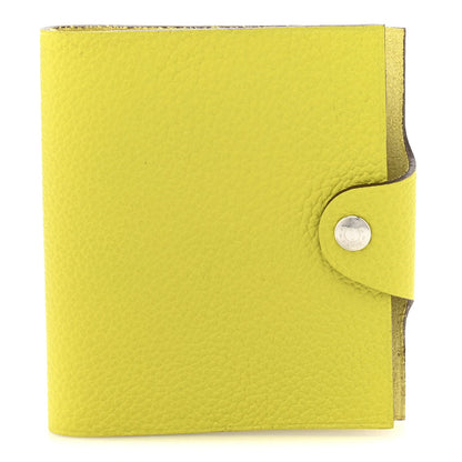 Hermes Togo Ulysse Mini Notebook Cover Soufre 1 of 8