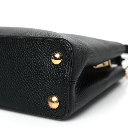 Louis Vuitton Taurillon Capucines BB Black 9 of 9