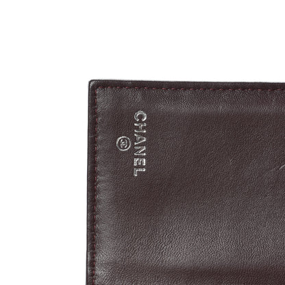Chanel Lambskin Quilted Large Flap Wallet Black 6 of 10