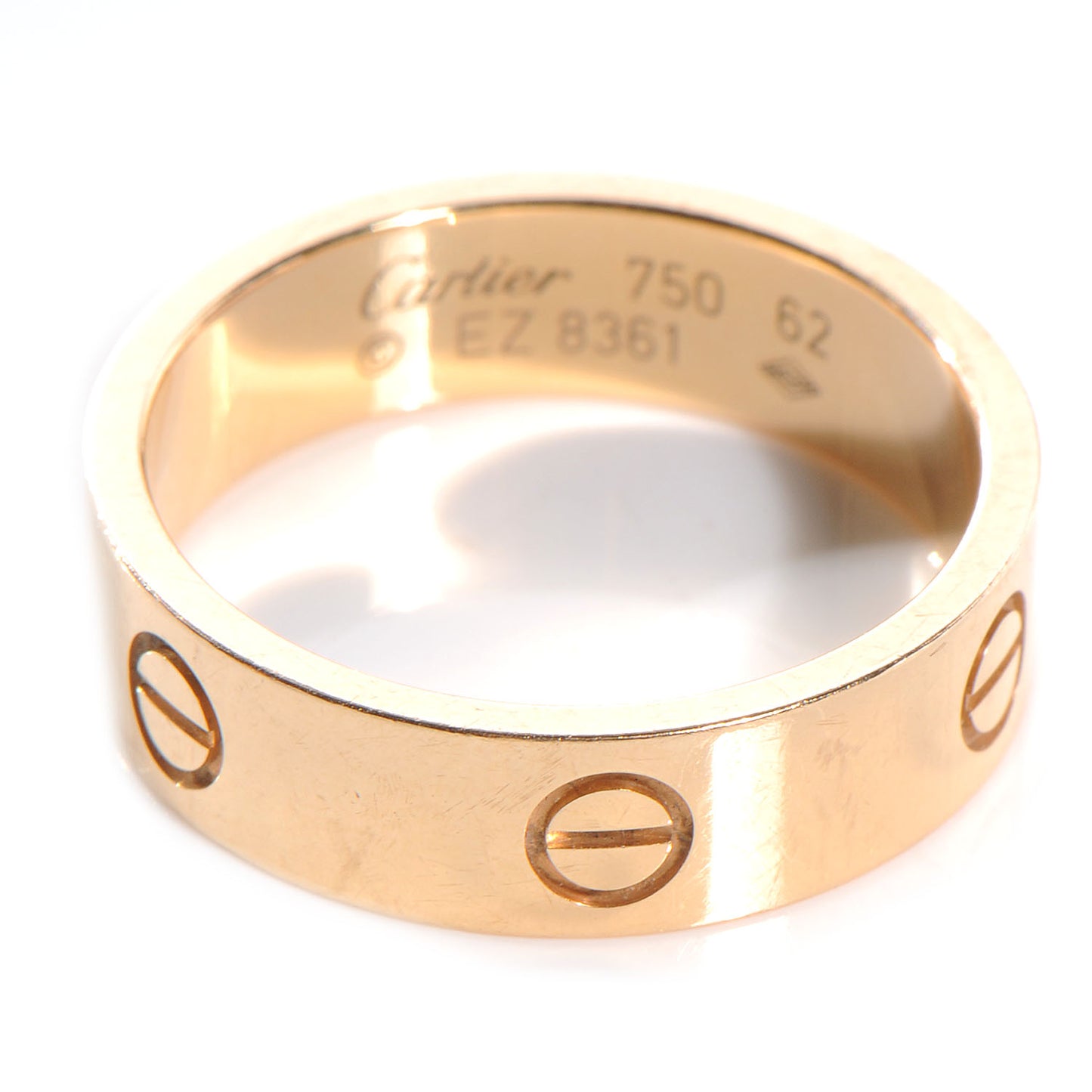 18k Yellow Gold LOVE Ring Size 62 US 10