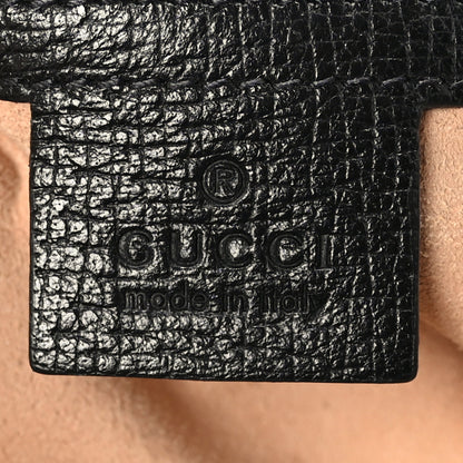 Gucci Textured Calfskin Web Medium Ophidia Shopping Tote Black 6 of 9